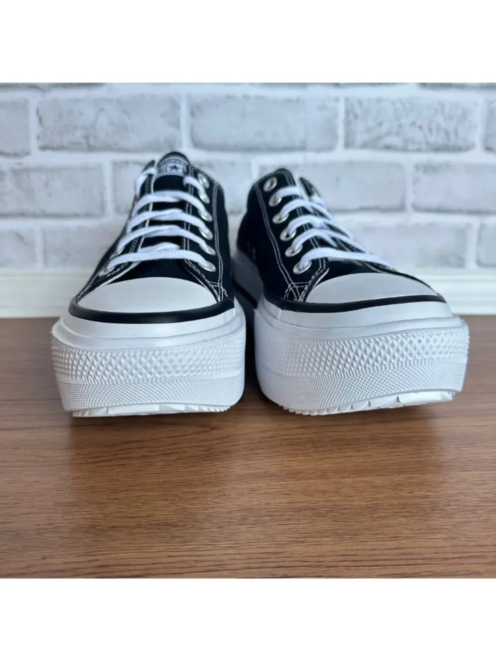 ⭐Chuck Taylor All Star Lift Double Stack Sz 8 Mens Shoes Sneakers Black A15490C⭐